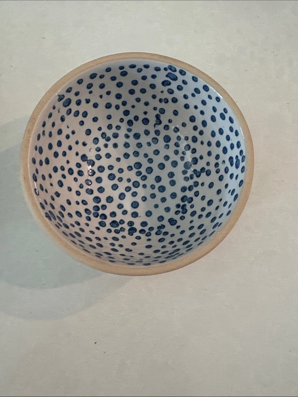 Mud Pie Hand-Painted Blue and White Ceramic Serving Tray with Matching Bowl NWOT